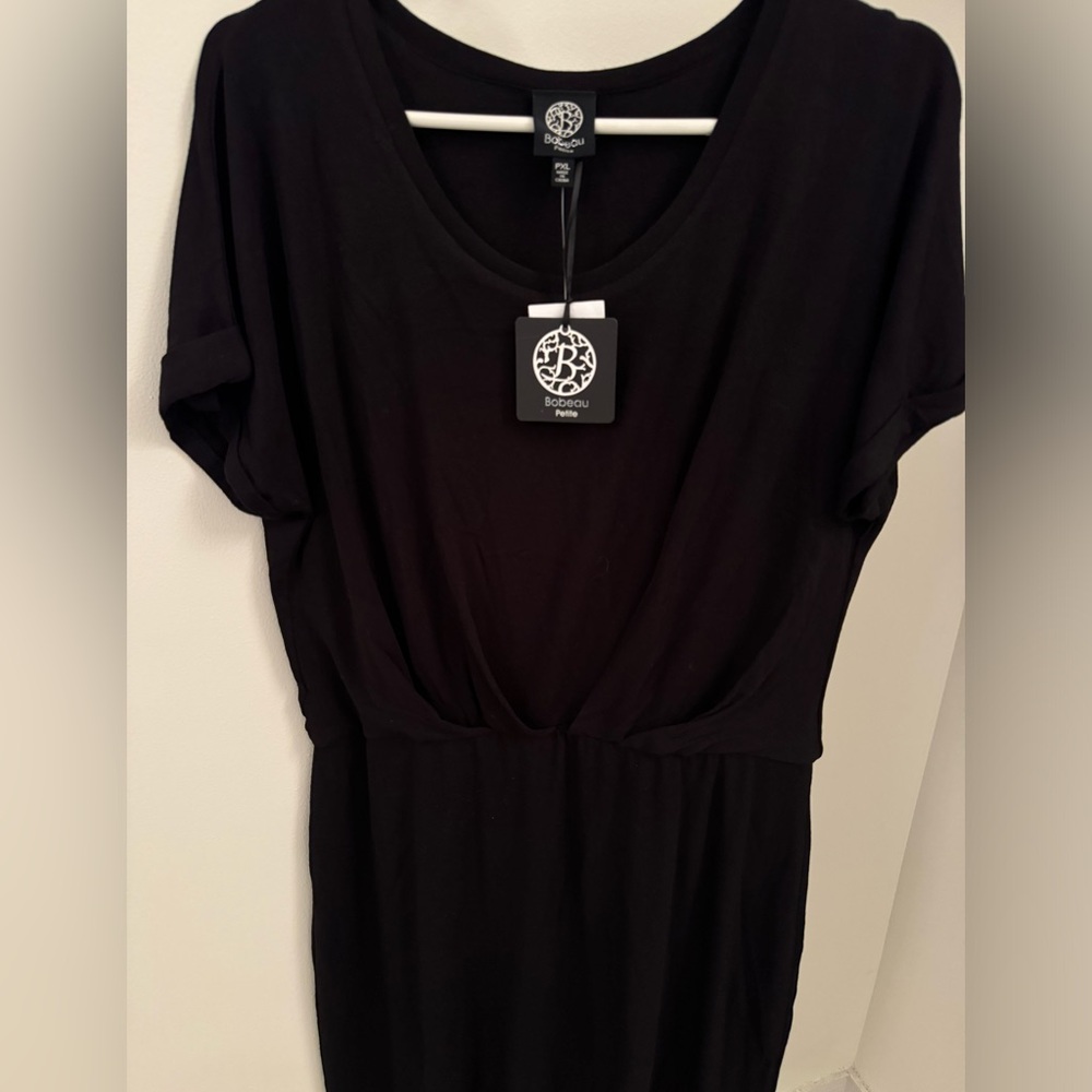 Bobeau Gathered Knit Dress XLP